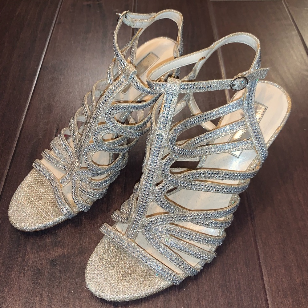 Sparkley Strapy Heel